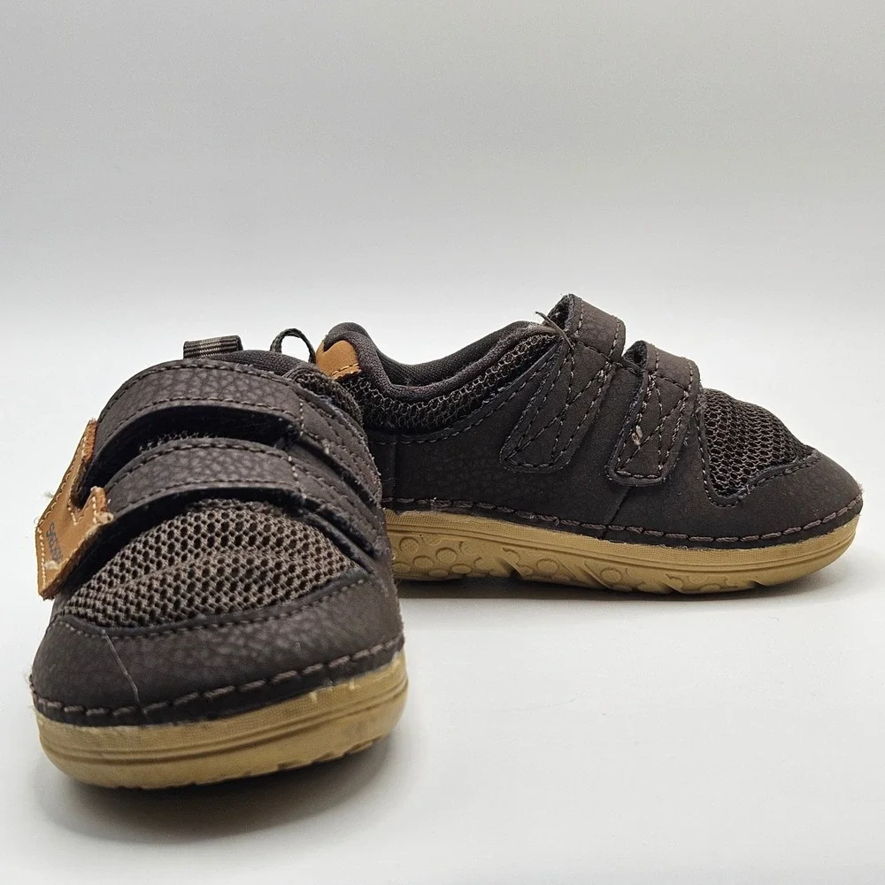 Skechers Brown Sneakers Baby Toddler Boy Shoes‎ size 2 EUC First  Walkers